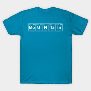 Mountain (Mo-U-N-Ta-In) Periodic Elements Spelling T-Shirt